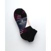 imageNautica Womens Quarter Socks  6 Pack Cushioned Moisture Wicking Breathable Womens Crew Socks for Running and WorkoutsAll Black