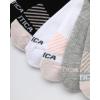imageNautica Womens Quarter Socks  6 Pack Cushioned Moisture Wicking Breathable Womens Crew Socks for Running and WorkoutsAssorted Logo