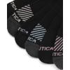 imageNautica Womens Quarter Socks  6 Pack Cushioned Moisture Wicking Breathable Womens Crew Socks for Running and WorkoutsBlack Logo