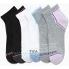 imageNautica Womens Quarter Socks  6 Pack Cushioned Moisture Wicking Breathable Womens Crew Socks for Running and WorkoutsBlackWhiteGrey