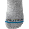 imageNautica Womens Quarter Socks  6 Pack Cushioned Moisture Wicking Breathable Womens Crew Socks for Running and WorkoutsDenim Assorted