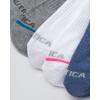 imageNautica Womens Quarter Socks  6 Pack Cushioned Moisture Wicking Breathable Womens Crew Socks for Running and WorkoutsDenim Assorted