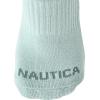 imageNautica Womens Quarter Socks  6 Pack Cushioned Moisture Wicking Breathable Womens Crew Socks for Running and WorkoutsGreen Assorted