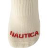 imageNautica Womens Quarter Socks  6 Pack Cushioned Moisture Wicking Breathable Womens Crew Socks for Running and WorkoutsNeutral Assorted
