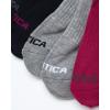 imageNautica Womens Quarter Socks  6 Pack Cushioned Moisture Wicking Breathable Womens Crew Socks for Running and WorkoutsPurple Assorted