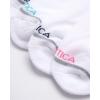 imageNautica Womens Quarter Socks  6 Pack Cushioned Moisture Wicking Breathable Womens Crew Socks for Running and WorkoutsWhite