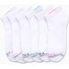 imageNautica Womens Quarter Socks  6 Pack Cushioned Moisture Wicking Breathable Womens Crew Socks for Running and WorkoutsWhite