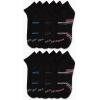 imageNautica Womens Socks  12 Pack Cushioned Moisture Wicking Womens Quarter Sock with Arch Support  Socks for Women Size 410Black