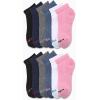 imageNautica Womens Socks  12 Pack Cushioned Moisture Wicking Womens Quarter Sock with Arch Support  Socks for Women Size 410Blue Assorted