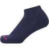 imageNautica Womens Socks  12 Pack Cushioned Moisture Wicking Womens Quarter Sock with Arch Support  Socks for Women Size 410Blue Assorted