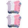 imageNautica Womens Socks  12 Pack Cushioned Moisture Wicking Womens Quarter Sock with Arch Support  Socks for Women Size 410PinkWhitePurple