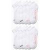 imageNautica Womens Socks  12 Pack Cushioned Moisture Wicking Womens Quarter Sock with Arch Support  Socks for Women Size 410White Logo