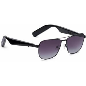 imageNautica Tailwind Smart Sunglasses for Men ampamp Women  Wireless Smart Glasses with Open Ear Speakers and Microphone Polarized UV400 Lenses  Solid Navy Blue Wide FitCorsair Black Gradient  Wide