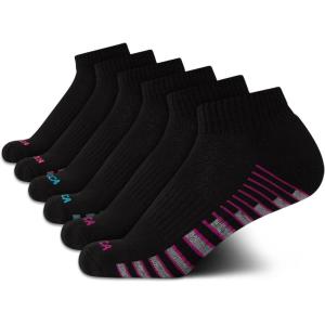 imageNautica Womens Quarter Socks  6 Pack Cushioned Moisture Wicking Breathable Womens Crew Socks for Running and WorkoutsAll Black