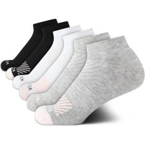 imageNautica Womens Quarter Socks  6 Pack Cushioned Moisture Wicking Breathable Womens Crew Socks for Running and WorkoutsAssorted Logo