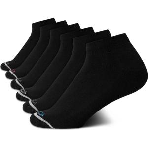 imageNautica Womens Quarter Socks  6 Pack Cushioned Moisture Wicking Breathable Womens Crew Socks for Running and WorkoutsBlack