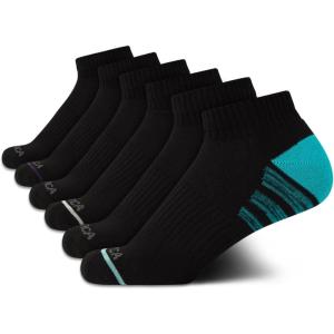 imageNautica Womens Quarter Socks  6 Pack Cushioned Moisture Wicking Breathable Womens Crew Socks for Running and WorkoutsClassic Black