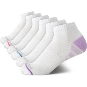 imageNautica Womens Quarter Socks  6 Pack Cushioned Moisture Wicking Breathable Womens Crew Socks for Running and WorkoutsClassic White