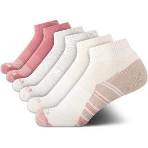 imageNautica Womens Quarter Socks  6 Pack Cushioned Moisture Wicking Breathable Womens Crew Socks for Running and WorkoutsOatmeal Logo
