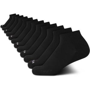 imageNautica Womens Socks  12 Pack Cushioned Moisture Wicking Womens Quarter Sock with Arch Support  Socks for Women Size 410Black Logo