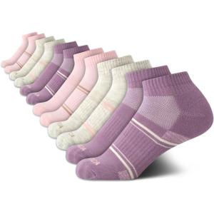 imageNautica Womens Socks  12 Pack Cushioned Moisture Wicking Womens Quarter Sock with Arch Support  Socks for Women Size 410Mauve