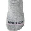 imageNautica Womens Low Cut Socks  12 Pack Breathable Cushioned Athletic Low Cut Tab Ankle Socks for Women Sizes 410Grey