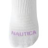 imageNautica Womens Low Cut Socks  12 Pack Breathable Cushioned Athletic Low Cut Tab Ankle Socks for Women Sizes 410White