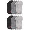 imageNautica Womens Low Cut Socks  12 Pack Cushioned Moisture Wicking Athletic No Show Socks for Women for Sports Running 410Grey Assorted