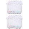 imageNautica Womens Low Cut Socks  12 Pack Cushioned Moisture Wicking Athletic No Show Socks for Women for Sports Running 410White Logo