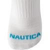 imageNautica Womens Low Cut Socks  12 Pack Cushioned Moisture Wicking Athletic No Show Socks for Women for Sports Running 410WhiteBlue