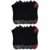 imageNautica Womens No Show Socks  12 Pack Cushioned Moisture Wicking Low Cut Womens Ankle Sock  Breathable Athletic Women SocksBlack Mesh