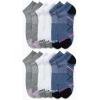 imageNautica Womens No Show Socks  12 Pack Cushioned Moisture Wicking Low Cut Womens Ankle Sock  Breathable Athletic Women SocksBlueWhiteGrey