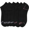 imageNautica Womens No Show Socks  6 Pack Breathable Cushioned Athletic Performance Low Cut Socks for Women Sizes 410Black Logo