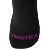 imageNautica Womens No Show Socks  6 Pack Breathable Cushioned Athletic Performance Low Cut Socks for Women Sizes 410BlackWhiteGrey