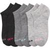 imageNautica Womens No Show Socks  6 Pack Breathable Cushioned Athletic Performance Low Cut Socks for Women Sizes 410Grey Assorted