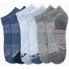 imageNautica Womens No Show Socks  6 Pack Breathable Cushioned Athletic Performance Low Cut Socks for Women Sizes 410GreyBlue