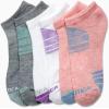 imageNautica Womens No Show Socks  6 Pack Breathable Cushioned Athletic Performance Low Cut Socks for Women Sizes 410Pink Assorted