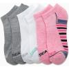 imageNautica Womens No Show Socks  6 Pack Breathable Cushioned Athletic Performance Low Cut Socks for Women Sizes 410Pink Heather Asst