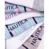imageNautica Womens No Show Socks  6 Pack Breathable Cushioned Athletic Performance Low Cut Socks for Women Sizes 410PinkWhiteBlue