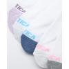 imageNautica Womens No Show Socks  6 Pack Breathable Cushioned Athletic Performance Low Cut Socks for Women Sizes 410White Multi