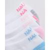 imageNautica Womens No Show Socks  6 Pack Breathable Cushioned Athletic Performance Low Cut Socks for Women Sizes 410WhitePink