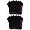 imageNautica Womens Quarter Socks  12 Pack Moisture Control Cushioned Athletic Socks for Women for Sport ampamp Gym Wear Size 410All Black
