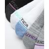 imageNautica Womens Quarter Socks  12 Pack Moisture Control Cushioned Athletic Socks for Women for Sport ampamp Gym Wear Size 410BlackWhiteGrey