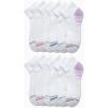 imageNautica Womens Quarter Socks  12 Pack Moisture Control Cushioned Athletic Socks for Women for Sport ampamp Gym Wear Size 410Classic White