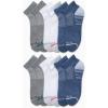 imageNautica Womens Quarter Socks  12 Pack Moisture Control Cushioned Athletic Socks for Women for Sport ampamp Gym Wear Size 410Denim Assorted