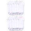 imageNautica Womens Quarter Socks  12 Pack Moisture Control Cushioned Athletic Socks for Women for Sport ampamp Gym Wear Size 410White