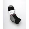 imageNautica Womens Quarter Socks  6 Pack Cushioned Moisture Wicking Athletic Socks for Women for Gym Running Sports 410All Black