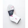 imageNautica Womens Quarter Socks  6 Pack Cushioned Moisture Wicking Athletic Socks for Women for Gym Running Sports 410BlackWhiteGrey