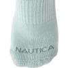 imageNautica Womens Quarter Socks  6 Pack Cushioned Moisture Wicking Athletic Socks for Women for Gym Running Sports 410Green Assorted