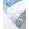 imageNautica Womens Quarter Socks  6 Pack Cushioned Moisture Wicking Athletic Socks for Women for Gym Running Sports 410GreyWhiteBlue